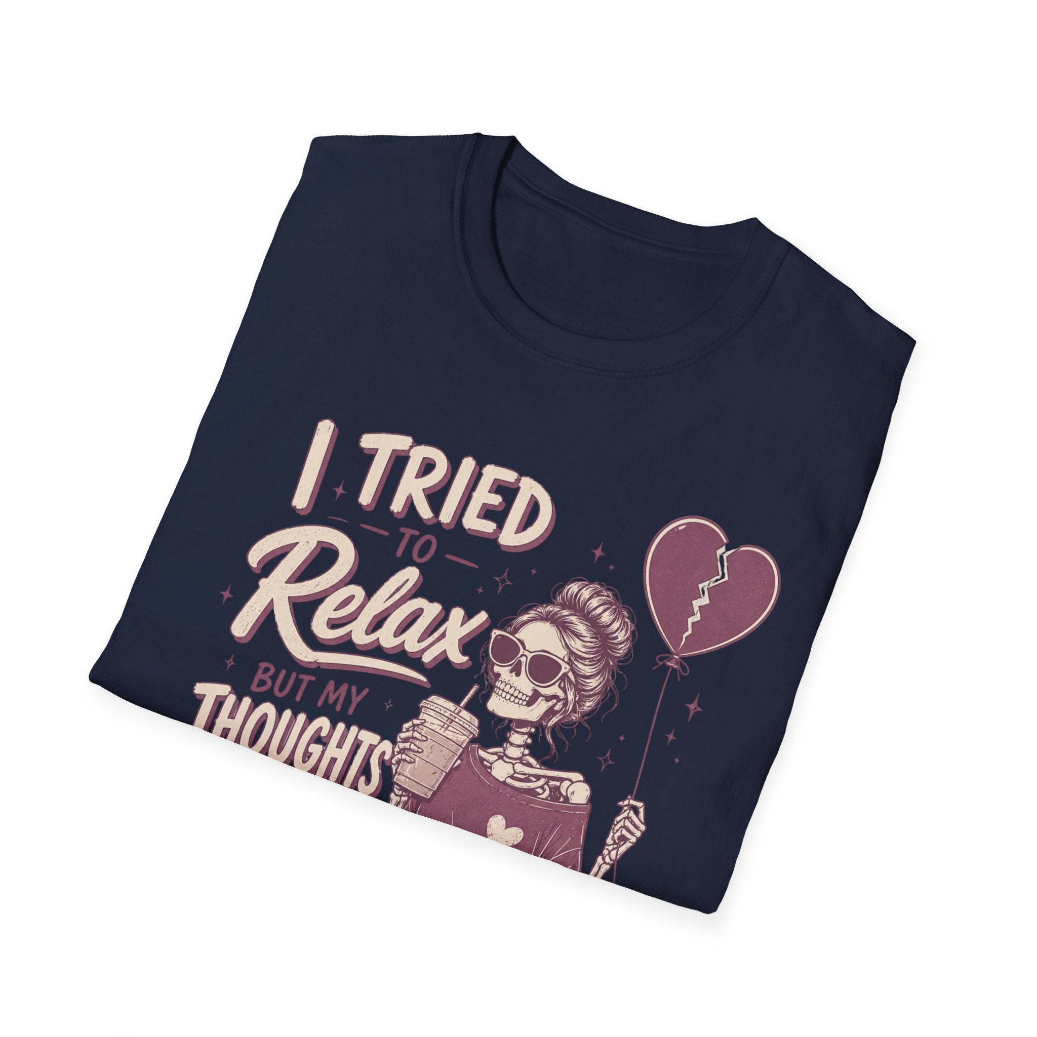 skeleton thoughts. t shirt