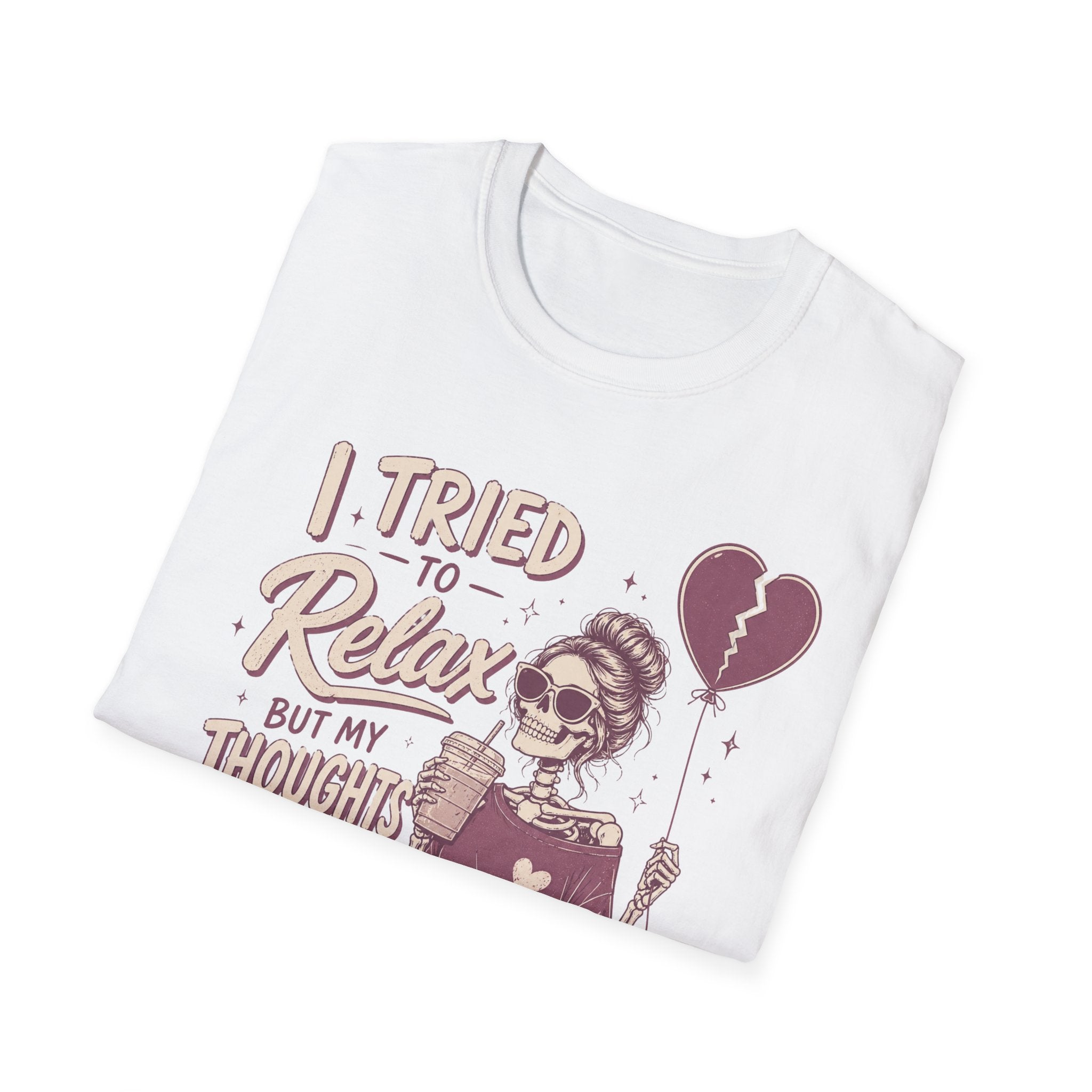 skeleton thoughts. t shirt
