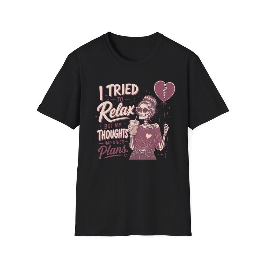 skeleton thoughts. t shirt