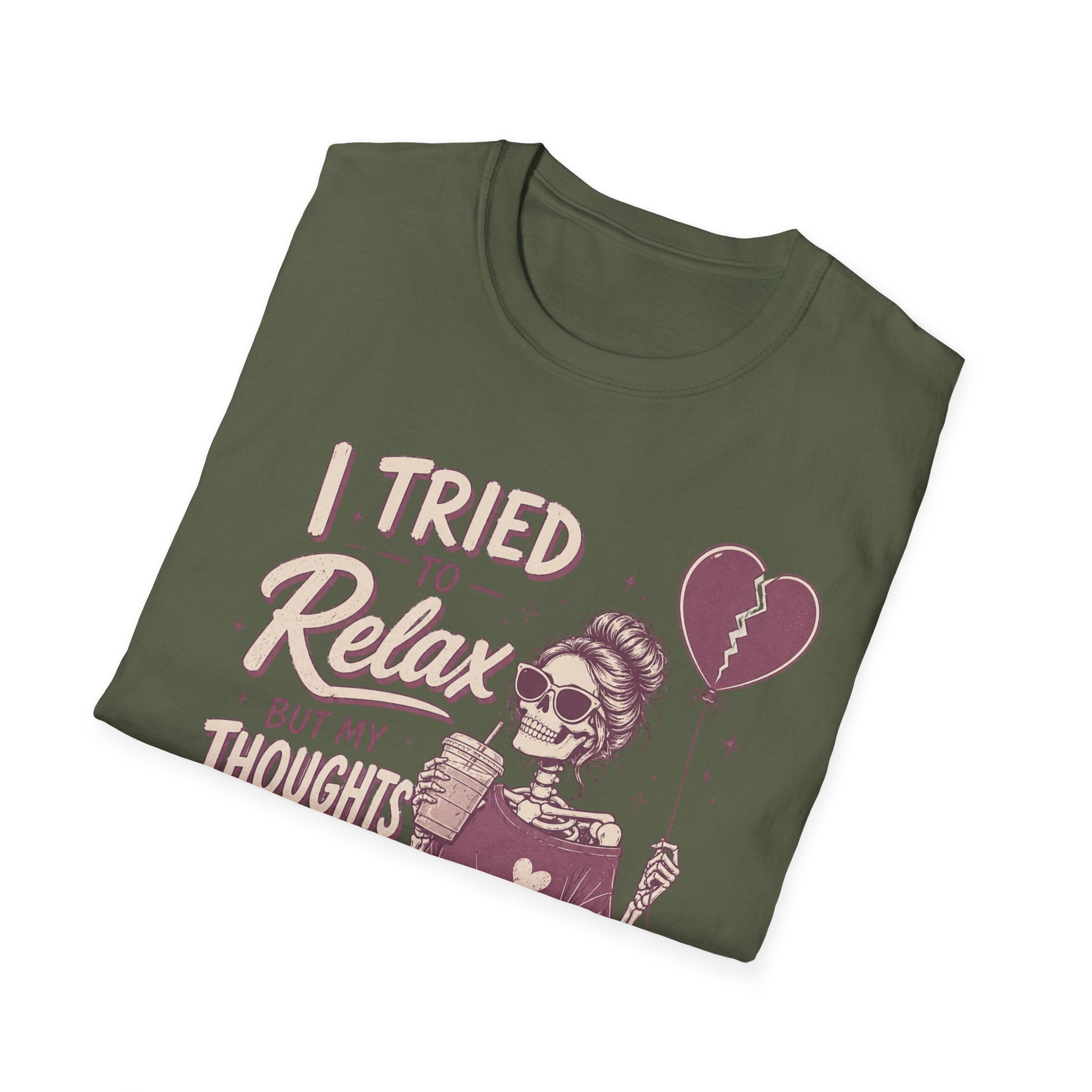 skeleton thoughts. t shirt