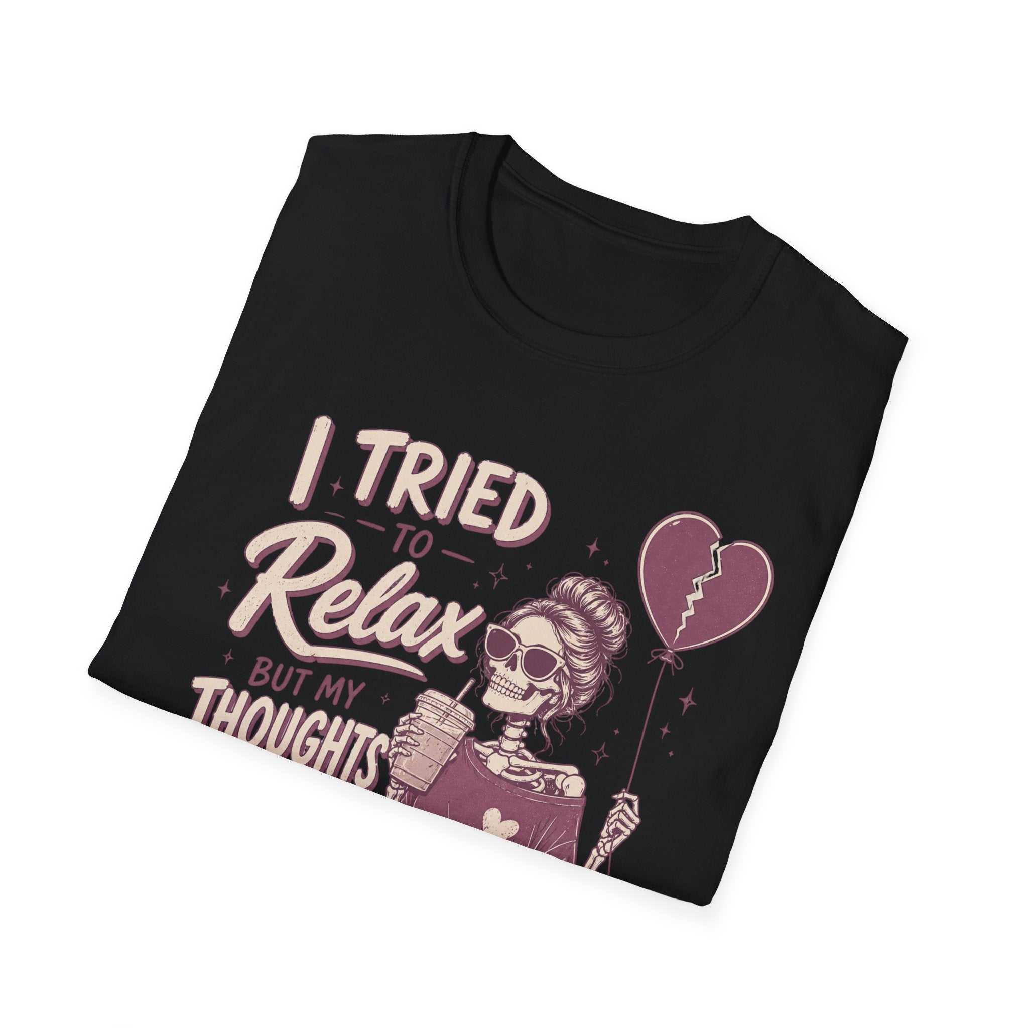 skeleton thoughts. t shirt