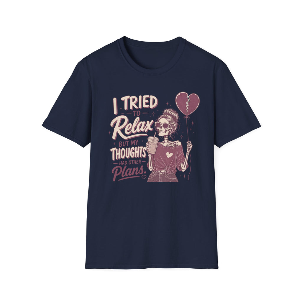 skeleton thoughts. t shirt