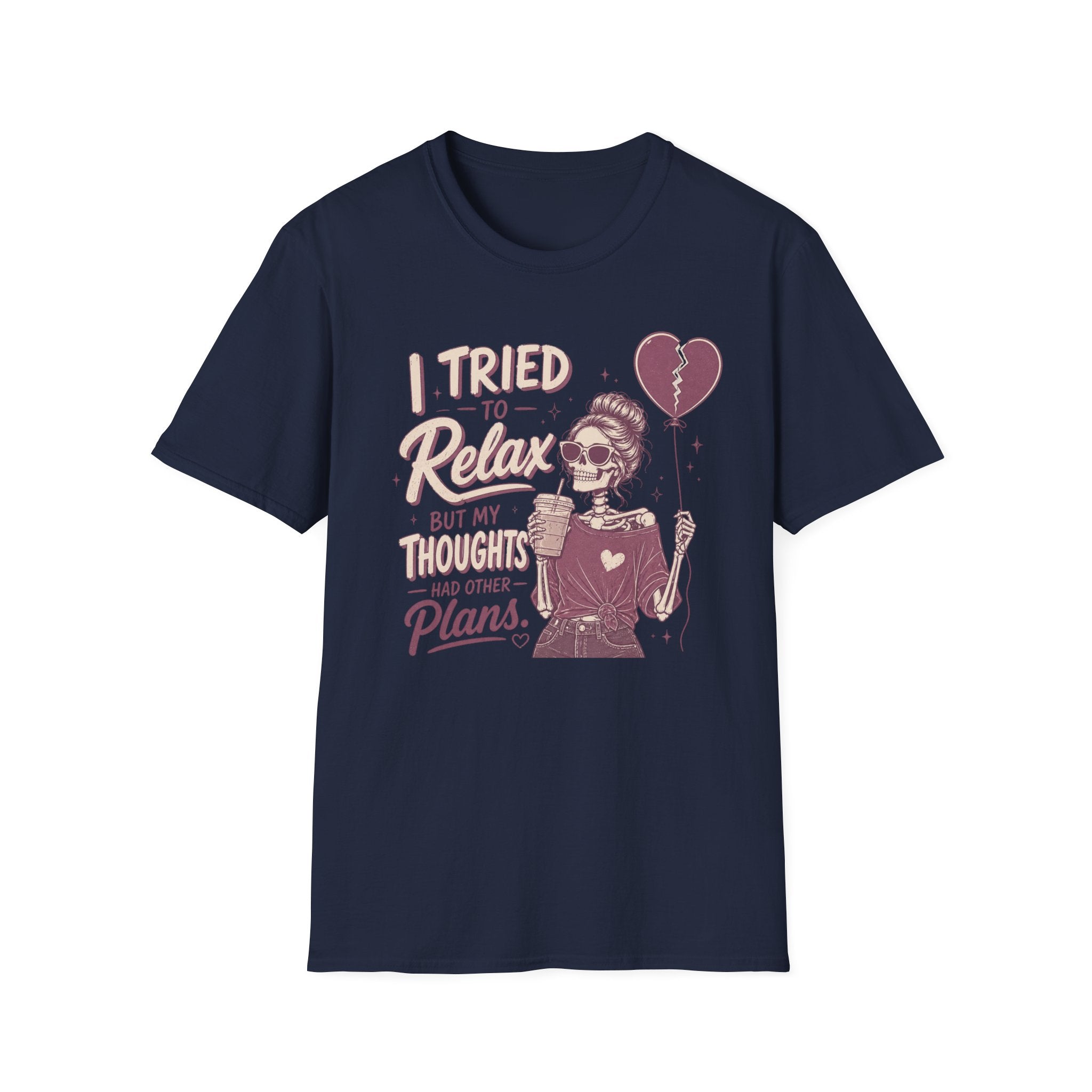 skeleton thoughts. t shirt