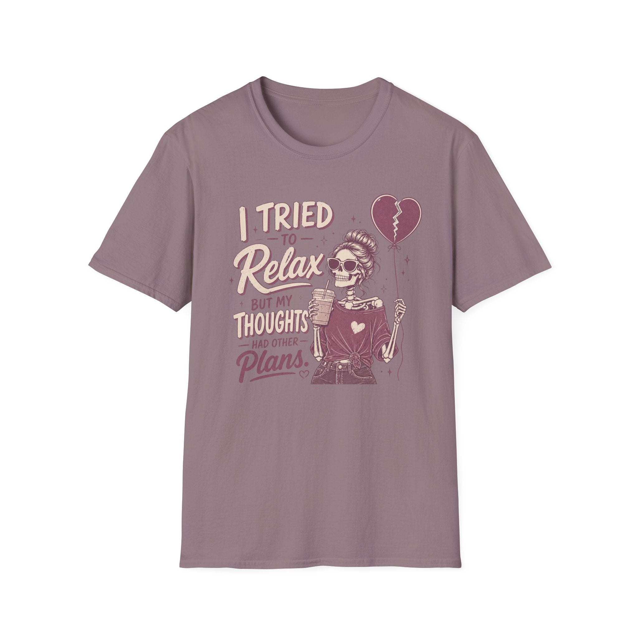 skeleton thoughts. t shirt
