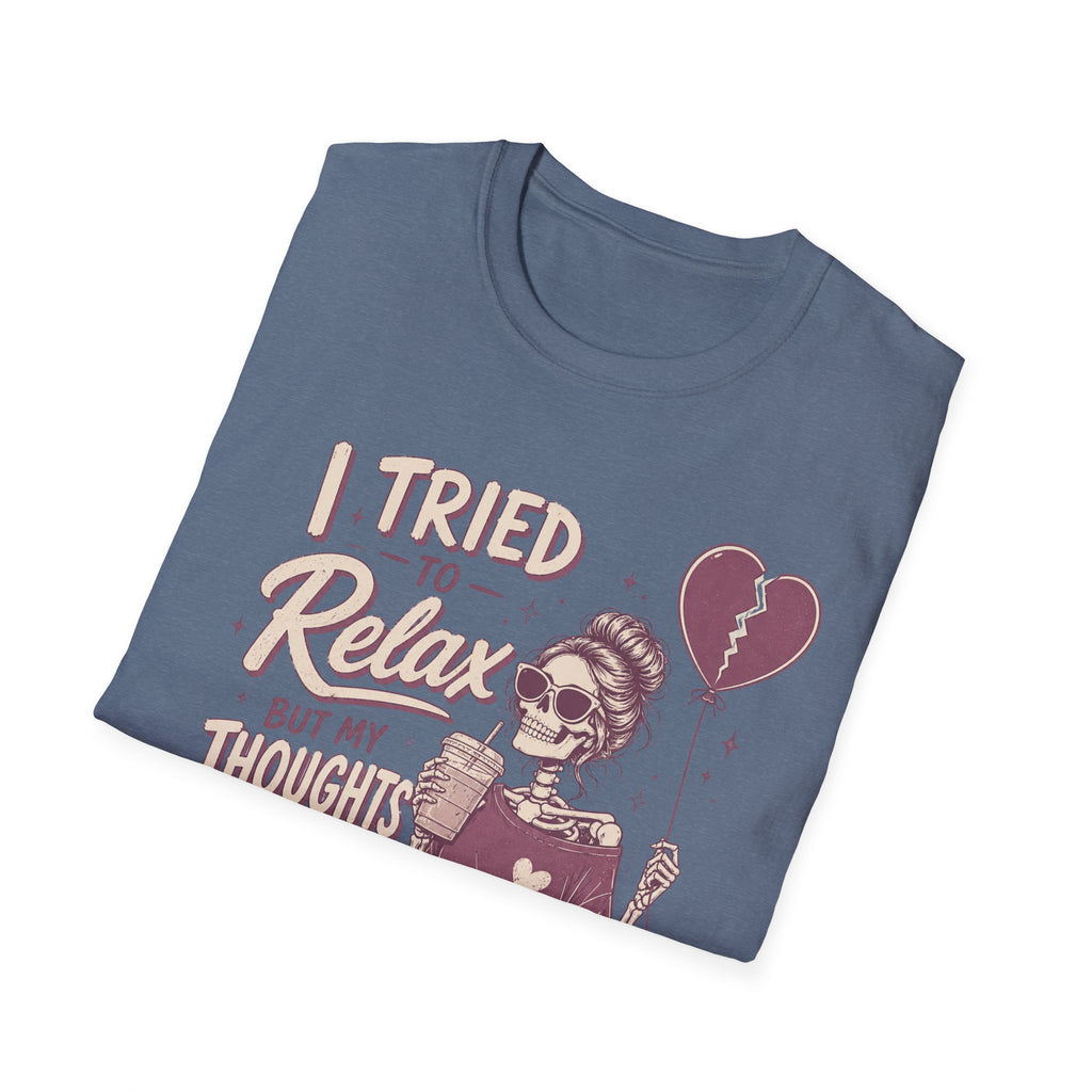 skeleton thoughts. t shirt