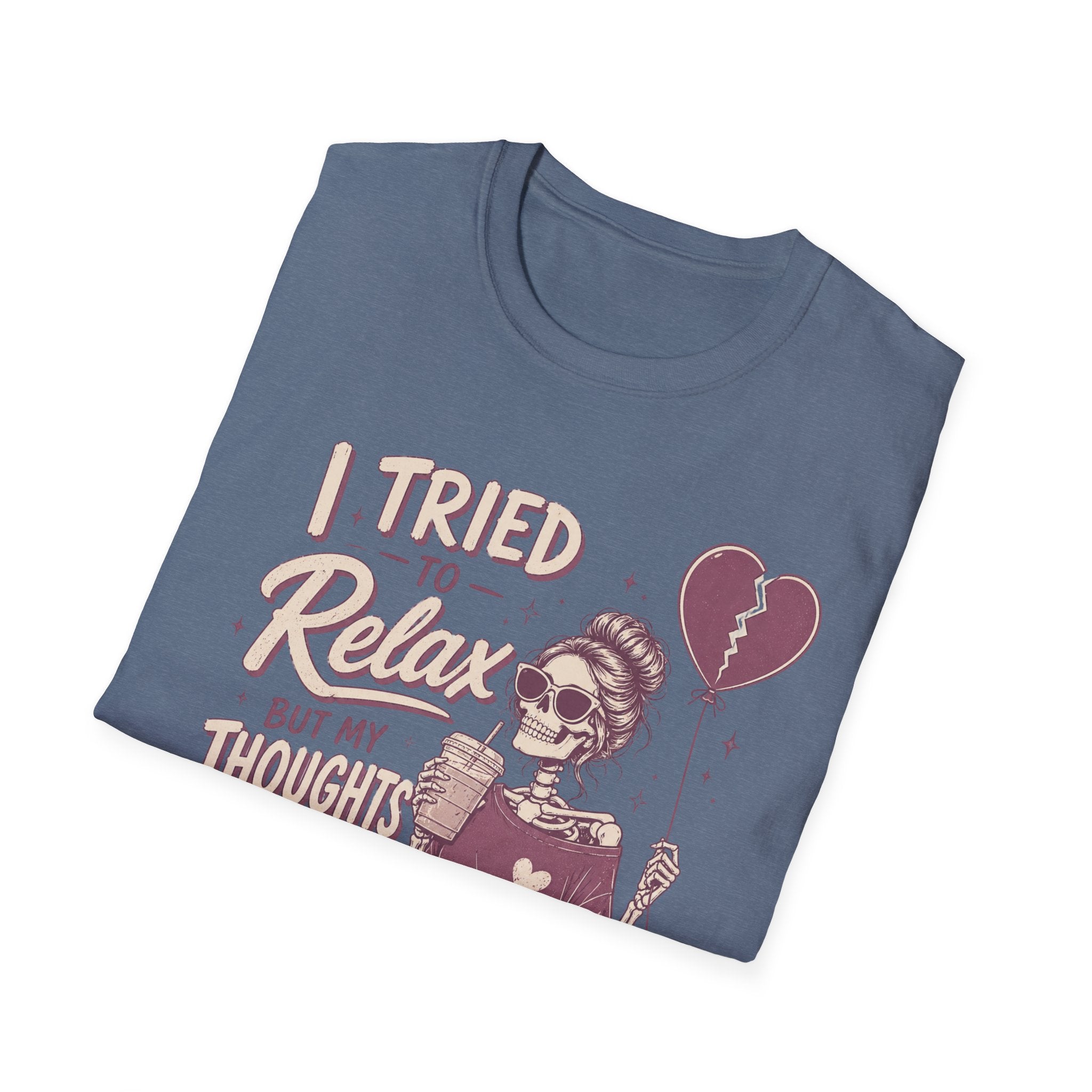 skeleton thoughts. t shirt